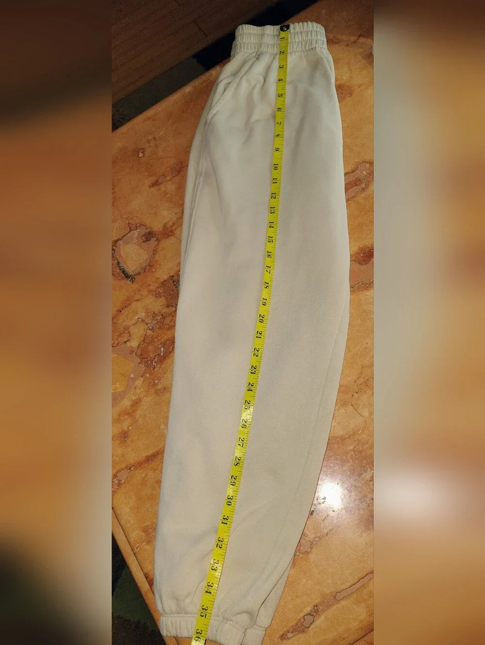 Nike Kids Cream Sweatpants with Elastic Waist Size Kids L